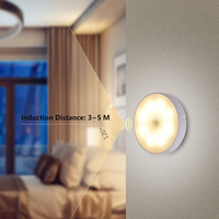 Veilleuse LED USB avec capteur de mouvement, alimentation par prise, pour la maison, la cuisine, la chambre à coucher, les escaliers, le couloir, l'armoire, le placard, l'éclairage