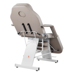 Grauer Klappbarer Leder <span class=keywords><strong>Massage</strong></span> Tisch Salon Hocker Tattoo Bett für Spa Schönheit Haar Wohnzimmer Schlafzimmer Hotel Gebrauch - Product Image 3