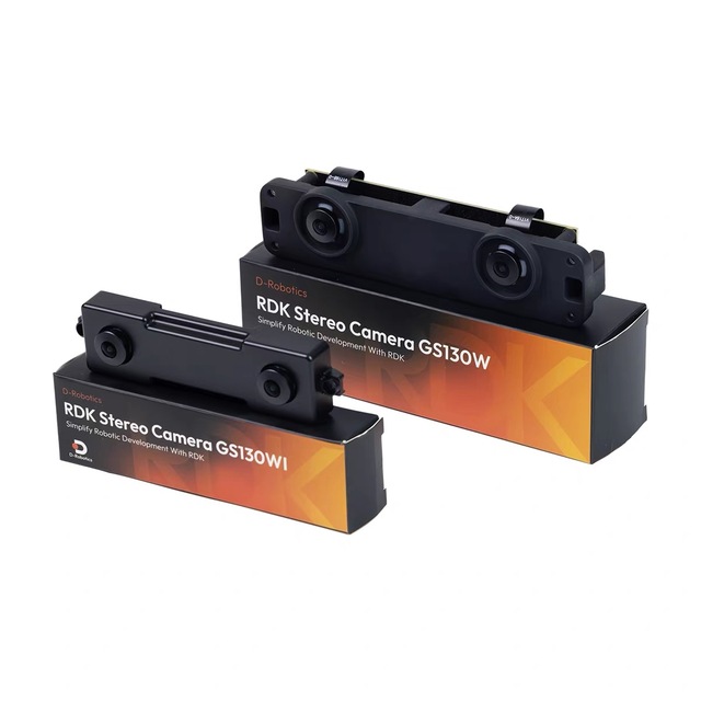 RDK GS130W Stereo Visual Inertial VSLAM Depth Camera | Hardware-Synchronized 6-Axis IMU 1.3MP Global Shutter MIPI Camera 120 FPS