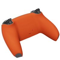 Remplacement de coque de remplacement de qualité supérieure au toucher doux Orange vif remplacement de coque de plaque arrière pour manette sans fil Playstation 5 PS5
