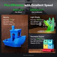 Nouvelle imprimante 3D Creality Ender 3 V3 Plus, vitesse élevée de 600 mm/s, taille d'impression 300 * 300 * 330 mm, imprimante 3D FDM