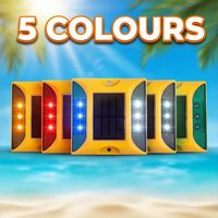 Marqueur routier solaire LED pour l'ingénierie, résistant aux intempéries, clignotant, type œil de chat, pour intersection
