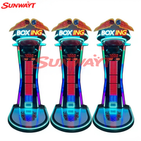 Machine de boxe d'arcade SUNWAYT SW-WG4 à monnayeur, construction métallique, interface anglaise, alimentation 110/220V – Meilleures ventes