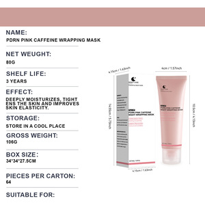 Mascarilla facial reafirmante con niacinamida, PDRN y cafeína rosa, mejorada por fábrica OEM/ODM - Product Image 5