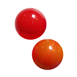 Bola de lotería hueca de plástico de 5cm al por mayor, bolas de cápsula de premio abierto para juguetes de dibujo de lotería - Product Image 2