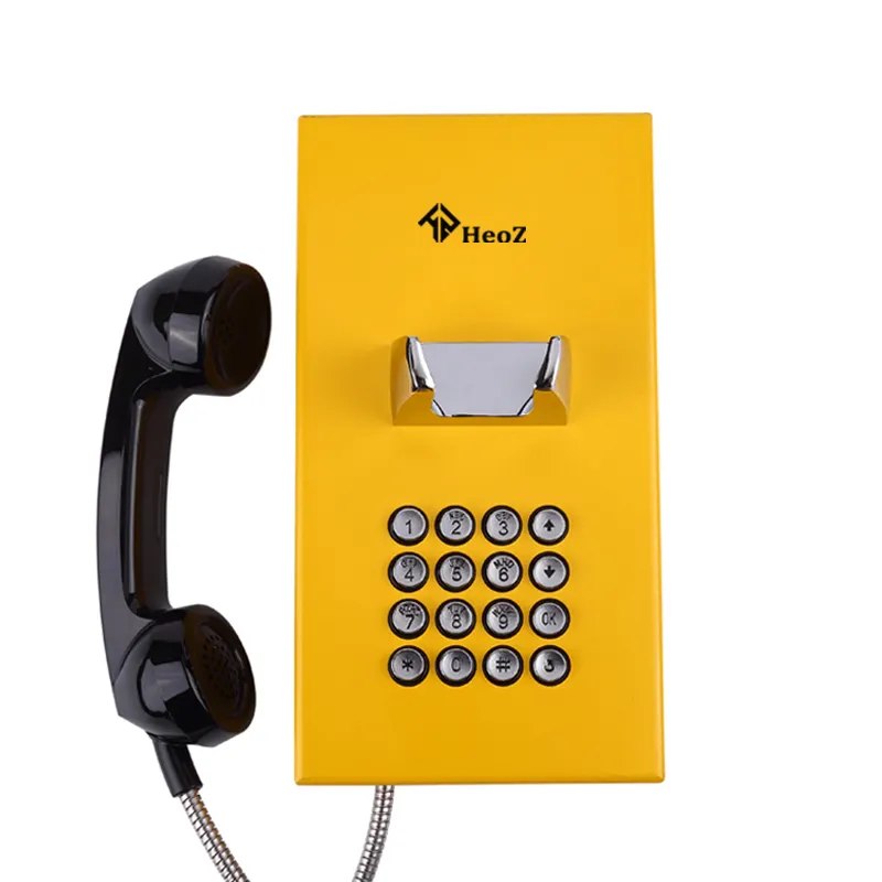 HeoZ 병원 환자 전화 예의 무료 다이얼 및 핸즈프리 전화 견고한 공공 사용 전화