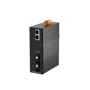 Oferta Especial: Switch Industrial Ethernet de 2 Puertos + 2SC, 10/100/1000Mbps, IP40, para Riel DIN - Product Image 4