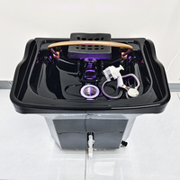Équipement de Soin du Cuir Chevelu Portable avec Réservoir d'Eau de 60L, Bac à Shampooing Japonais pour Salon, Lavabo de Lavage de Cheveux