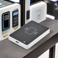 Lector RFID de 13.56 MHz a Precio de Fábrica, Portátil, USB-C, Material ABS, para Control de Acceso con Lector de Tarjetas