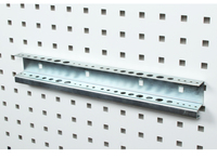 Outil de fixation murale pour trous carrés, crochets pour panneaux perforés et crochets ronds en acier galvanisé