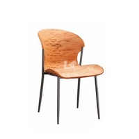 FC-2722 italien minimaliste moderne maison salle à manger chaise confortable nordique lumière luxe Style incurvé contreplaqué courbé meubles de maison