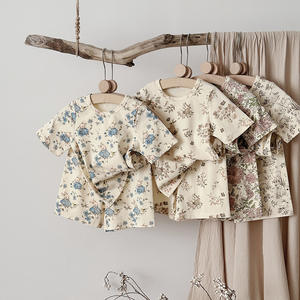 Summer Children's Clothing Set Infant Girls Pullover and <strong>Shorts</strong> 2Pcs <strong>Kids</strong> Clothes Suit - Product Image 2