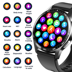 Reloj Inteligente F400 con Monitor de Salud ECG, Llamadas Inalámbricas, Resistente al Agua IP67, Carga Magnética, Reloj Inteligente Android para Personas Mayores - Product Image 1
