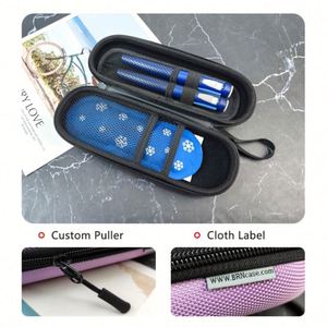 Estuche médico personalizado de EVA rígido, a prueba de golpes, para viaje, caja de almacenamiento portátil de EVA morada para 2 plumas Epi Pen y bolsa de hielo para insulina - Product Image 5