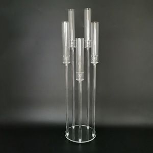 لوازم الزفاف الاكريليك شمعدان شمعة حامل ل قطع مركزية لطاولات الأفراح الديكور - Product Image 5