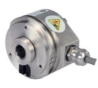 Encodeur rotatif incrémental à arbre plein compact ELCO EC50A8-P6AR-2000, capteur 2000PPR, série EC50