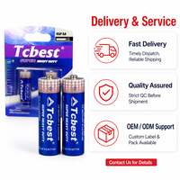 Baterai R6P Murah AA 1.5v 500mAh Kualitas Tinggi Grosir Baterai Kering Seng Karbon Pemasok Pabrik Cina