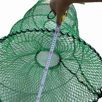 Jaring Lipat Pegas Hijau 70 X 140cm untuk Alaska, USA, Perangkap Kepiting, Ikan, Ikan Kod, Belut, Lobster, Udang Karang