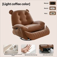 Fauteuil de massage électrique inclinable, canapé individuel, fauteuil pivotant à bascule, canapé paresseux moderne pour salon avec massage par vibration