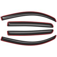 Visera deflectora de viento lateral para camioneta Gobison, superventas, en canal, visera de ventilación de ventana para Tacoma 2016 +