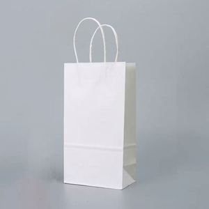 Factory Supply Accept Custom Order 100% Recyclable Black Kraft <b>Paper</b> Coffee Store Shopping <b>Bags</b> - Product Image 3