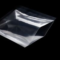 Sacs d'emballage sous vide transparents en plastique à surface lisse, sachets d'emballage de qualité alimentaire, scellés sur trois côtés, sacs sous vide en Mylar