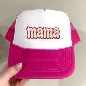 Nuevo Parche Termoadhesivo con Borde Dorado Brillante, Estilo Madre-Hijo, Bordado Exquisito Rosa, Mamá y Bebé - Product Image 2