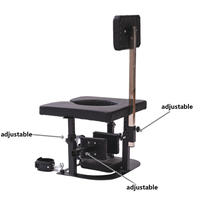 Chaise de soumission BDSM pour position assise, avec entonnoir, pour l'entraînement des esclaves masculins, jouet sexuel fétichiste, collier de bondage