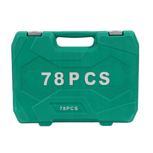 78 Piece Hand Tool <b>Set</b> 1/2 In Socket Wrench Ratchet <b>Screwdriver</b> <b>Bits</b> Auto Mechanic Repair Kit Chromium Vanadium Steel Tool Case - Product Image 4