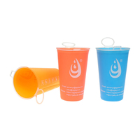 Gobelet Pliable et Réutilisable Personnalisé en Plastique Souple Écologique CE / EU LFGB