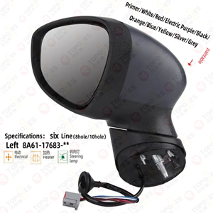 Accessoires de voiture Ensemble de rétroviseur extérieur gauche pour <span class=keywords><strong>Ford</strong></span> <span class=keywords><strong>Fiesta</strong></span> 2009-2017 Auto Mirror Assy 6 <span class=keywords><strong>Line</strong></span>(ghole/10hole) - Product Image 1