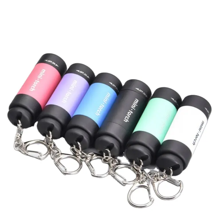 USB led el feneri UV dedektörü anahtarlık meşale ışık için yeni yıl hediyeleri şirket hediyelik eşya