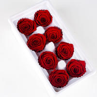 Vente en gros de belles têtes de roses de haute qualité pour conserver de grandes roses fleurs conservées Cadeau de Saint Valentin