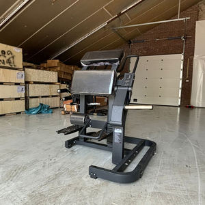 Machine à flexions de cuisses debout professionnelle, robuste, charge par disques 150 kg, équipement d'entraînement de force pour l'isolement des ischio-jambiers - Product Image 2
