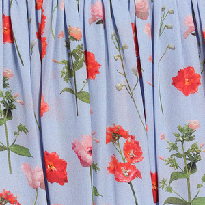 2020 ultimo disegno stampa floreale manica lunga polsini a <span class=keywords><strong>balze</strong></span> camicette eleganti in seta da donna - Product Image 5