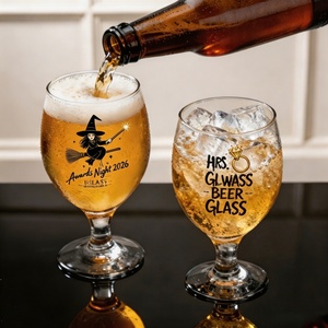 Vaso de Cerveza Transparente en Forma de Tulipán de 440 ml, Copas para Cerveza Artesanal, Cristalería de Grado Comercial para Bares y Pubs, Logotipo Personalizado Disponible - Product Image 5