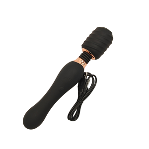 Body Safe Silicone Adulto Clitoriano Vibrador Não-tóxico e inodoro USB Power Supply Preto Vibrador - Product Image 5