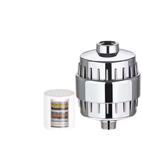Filtre de Douche Homedec HD-WF005 Haute Qualité 15/18/20 Étapes, Élimination du Chlore, Adoucisseur d'Eau, Vitamine C, Finition Chrome Triple