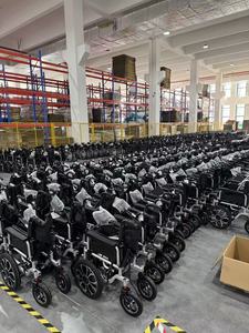 Silla de Ruedas Eléctrica Plegable, Silla Motorizada Plegable con Motor de 250w*2, Scooter Robótico de Movilidad, Scooter Inteligente con Tracción en las 4 Ruedas - Product Image 6