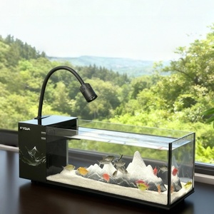 <span class=keywords><strong>Aquarium</strong></span> rectangulaire de 60 cm en verre ultra-blanc, design moderne, table basse, <span class=keywords><strong>aquarium</strong></span>, filtre, vente en gros d'usine - Product Image 3