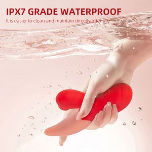 2 in 1 Vibrator Lick Suck untuk Wanita, Stimulator Lidah, Klitoris, Pemijat Titik G, Pengisap Vagina, Mainan Seks Orgasme Wanita - Product Image 4