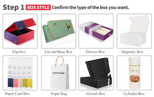 Boîte en carton ondulé kraft de luxe Boîte en papier d'emballage postal pliable imprimée avec logo personnalisé - Product Image 6