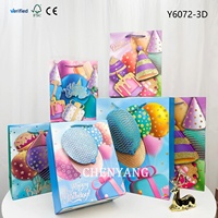 Sacs en papier d'anniversaire pour parfums masculins, mini sacs en papier gaufrés haut de gamme, sacs de shopping écologiques neufs pour vêtements