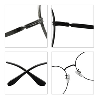 Montures de lunettes DONGJUN modèle 9063 ultra légères 100% titane pur pour hommes et femmes, 4 couleurs, motif floral transparent, asiatique