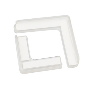 L Shape Silicone Corner Protector Transparent Safety Guard Modern Simple Design for Kids Door Frame Edge Protection Small Large - Product Image 2