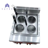 4 paniers Cuisinière Table Top Noodle Cooking Equipment Gas Noodle Cooker Pasta Cooker