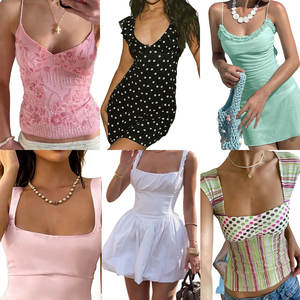 Ventes aléatoires mixtes de robes pour femmes, vêtements décontractés d'été, vêtements de marque originaux, stock Ropa De Mujer, vente en gros de vêtements pour femmes OEM - Product Image 4