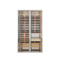 Meuble de rangement pour vin et whisky Sundo, en bois de bouleau massif, design moderne, grande capacité, écologique, pour salon