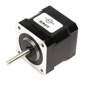 Ce özelleştirilmiş Nema 17 tarafından sertifikalı RoHS rotasyon step Motor 42*42*48mm hibrid döner step Motor çift milleri ile