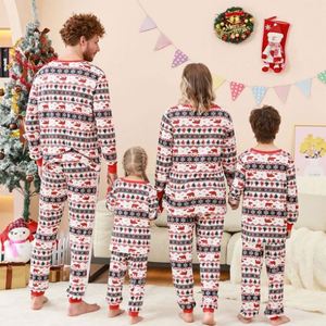Matching <strong>Pajama</strong> <strong>Sets</strong> Women Men <strong>Kids</strong> Long Sleeve Sleepwear Holiday Lounge <strong>Sets</strong> - Product Image 3